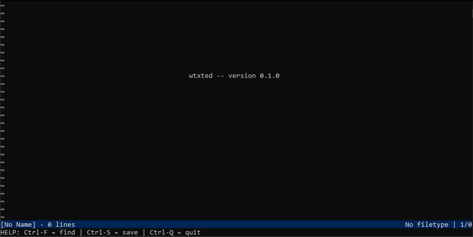 wtxted project preview
